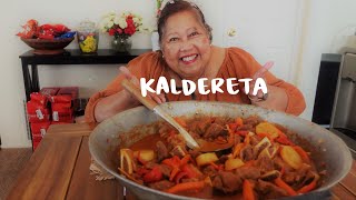 Beef Kaldereta Recipe  Filipino Beef Stew  Home Cooking With Mama LuLu [upl. by Eartnoed236]