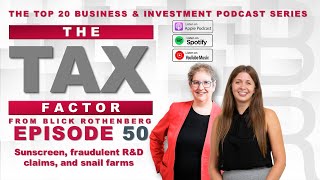 Blick Rothenberg – The Tax Factor  Episode 50  The Top 20 Business and Investment Podcast [upl. by Vita]