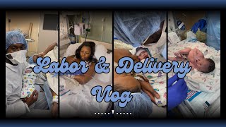 Labor amp Delivery Birthing Vlog  My Second CSection  Recovery After CSection [upl. by Pierrette721]