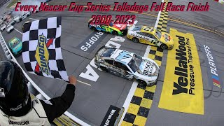 Every Nascar Cup Series Fall Talladega Race Finish 20002023 [upl. by Ataner]