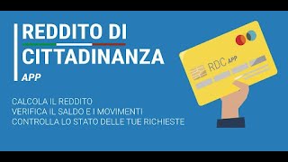 Reddito di Cittadinanza App per Android [upl. by Fernand]