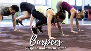 5 Tips To Improve Your Burpee Technique [upl. by Hcone]