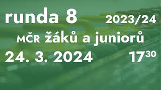 Runda 8  MČR juniorů a žáků 202324 [upl. by Eimarrej]