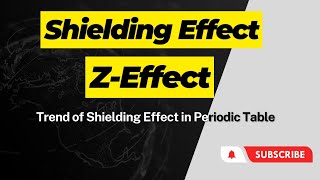 What is Shielding Effect amp ZEffect effective nuclear charge Chemistry Class 9th [upl. by Tam781]