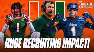 100s of Recruits WATCHED Miami Hurricanes SMASH Florida Gators  Whats The Fallout [upl. by Nospmoht]