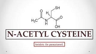 Nacetyl cysteine uses antidote effects for paracetamol mechanism indications and ADRs ☠ [upl. by Lussi]