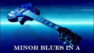 Blues in A minor Backing Track [upl. by Yojenitsirk484]