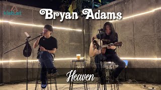 Wendy feat Bintan  Heaven Bryan Adams Live Acoustic Cover at Klabat Space [upl. by Reivilo]