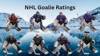 NHL Goalie Ratings in NHL 23 [upl. by Gnort]