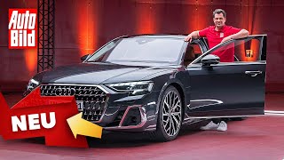 Audi A8 Facelift 2021  Das letzte Facelift  Sitzprobe mit Dennis Petermann [upl. by Nasah]