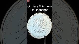 20 EURO Grimms Märchen  Rotkäppchen  Deutschlands erste 20 Euro Silbermünze von 2016  shorts [upl. by Laban]