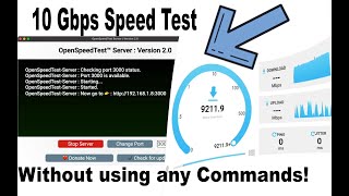 iPerf3 Alternative with a GUI 10Gbps Network Speed Test [upl. by Osnofla531]