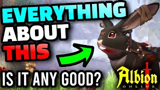 EVERYTHING About The New Caerleon Cottontail Black Bunny Rabbit Mount Albion Online [upl. by Alyakem]