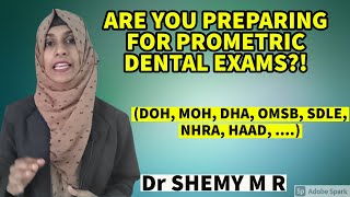 Platform to CRACK PROMETRIC DENTAL Exams English DHA MOHOMSB SDLE NHRA 2021 eDental Portal [upl. by Llennod]