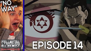 FUHRER BRADLEY IS ONE OF THEM  Fullmetal Alchemist Brotherhood REACTION Episode 14 [upl. by Julie]