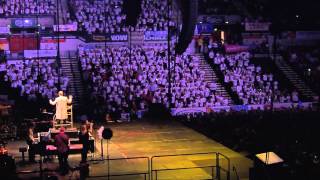 Young Voices Pop Medley Sheffield Motorpoint Arena 22nd January 2014 [upl. by Neyrb352]