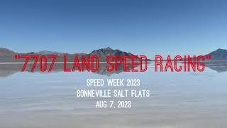 Speed Week 2023 7707 Land Speed Team Makes it to Bonneville [upl. by Llacam]