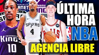 Traspaso OFICIAL🚨💣 Spurs y Hornets 💥 DeRozan EN SACRAMENTO 🔥 Bulls ⏳ ULTIMA HORA AGENCIA LIBRE NBA [upl. by Adham341]