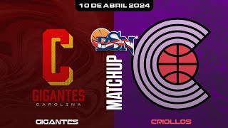 Gigantes de Carolina vs Criollos de Caguas  BSN2024 [upl. by Barlow]