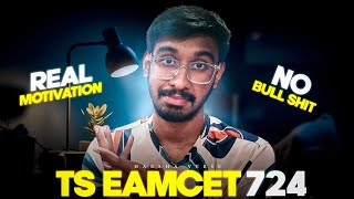 How I Got 724 Rank IN TSEAMCET with ZERO Preparation  Work Hard  My EAMCET story [upl. by Siward]