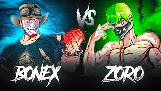 Zoro FF Vs Bonex FF  👽✅ [upl. by Annwahs]