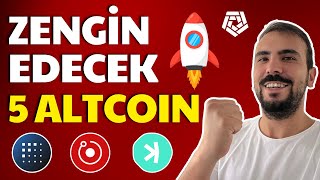 BU 5 COINİ BİRİKTİRİYORUM BOĞADA ZENGİN EDECEK ALTCOIN SEPETİ  EN İYİ ALTCOIN ÖNERİLERİ [upl. by Nirrac]