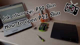 Jak otworzyć PS3 Slim  How to open PS3 Slim [upl. by Atteuqnas]