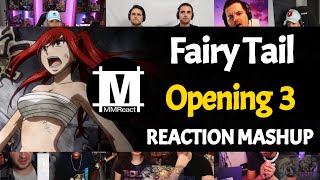 Fairy Tail Opening 3  Reaction Mashup [upl. by Gran]