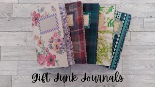 Gift Junk Journals Flip Through [upl. by Fredia]