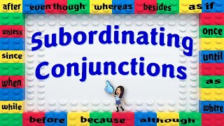 Subordinating Conjunctions  English Grammar  Teacher Beth Class TV [upl. by Pryor]