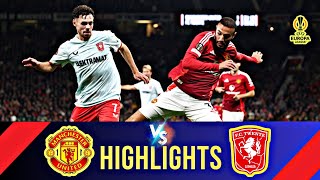 Manchester United VS FC Twente  Highlights  Europa league  26 September 2024 [upl. by Lorrimer571]