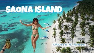 Saona Island Dominican Republic  A tour into the Caribbean Paradise  Isla Saona day trip 4K [upl. by Jeconiah]