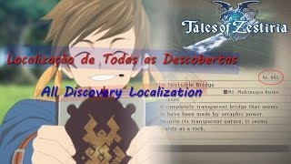 Tales of Zestiria  Todos os Pontos de Descoberta  All Discovery Points [upl. by Rockafellow]