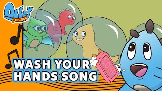 Wash Your Hands Song  Music Video  Olley Dinosaur  Learn Sing Explore  Educational Kids Songs [upl. by Airtened]