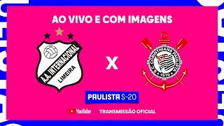 JOGO COMPLETO INTER DE LIMEIRA X CORINTHIANS  2ª FASE  PAULISTA SUB20 [upl. by Schroth]