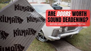 Are Doors Worth Sound Deadening Before and After Decibel Testing [upl. by Nadbus]