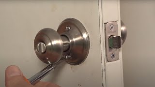 How to Remove a Door Knob [upl. by Dyan]