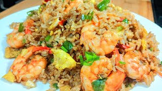 SHRIMP FRIED RICE QUICK AND EASY SHRIMP FRIED RICE RECIPE [upl. by Peednas]