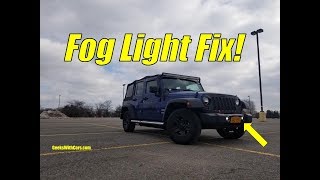 Problems with my Xprite LED Jeep Wrangler Unlimited Fog Lights [upl. by Palmer]