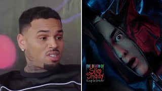 Chris Brown REACTS to Eminems The Death of Slim Shady Album [upl. by Oralie749]