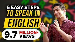 5 Easy Steps To Speak In ENGLISH Fluently And Confidently  English Speaking Tricks  BeerBiceps [upl. by Ashli]