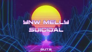 YNW Melly  Suicidal  SlowedReverb   Synthwave  Lyrics [upl. by Tiler765]