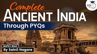 Ancient India via 150 Topic wise Prelims PYQs  UPSC Prelims  Ancient History  StudyIQ IAS [upl. by Nagek]