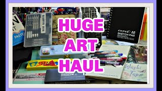 MY BIGGEST ART SUPPLY HAUL EVER [upl. by Hanforrd]