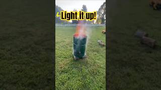 Quick and easy DIY burn barrel burn [upl. by Iamhaj]