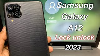 Samsung galaxy A12 Hard reset  Samsung Phone Pattern Password Unlock 2023 [upl. by Randa]