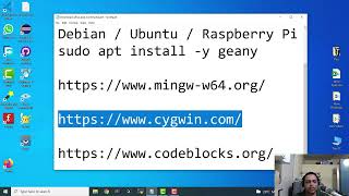 MinGWw64 GCC with Cygwin CodeBlocks and Visual Studio code on Windows [upl. by Lachish]