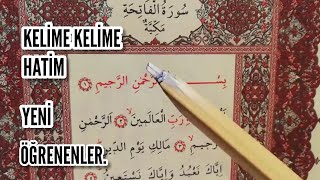 1Kuranı Kerim okumaya ilk başlayanlarTECVİD Uygulamalı fatihasuresi selamihocam [upl. by Nairehs18]