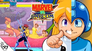 Marvel vs Capcom Clash of Super Heroes Arcade  1998  Roll  Mega Man PlaythroughLongPlay [upl. by Entwistle349]