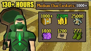 Opening 1000 Medium Clue Caskets  UIM Collection Log Completionist 40 OSRS [upl. by Abas587]